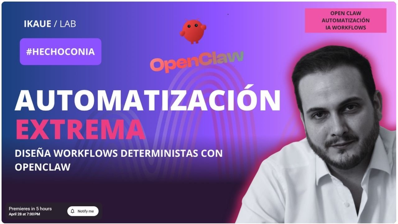 Cartel del podcast de Carlos Redondo sobre Openclaw